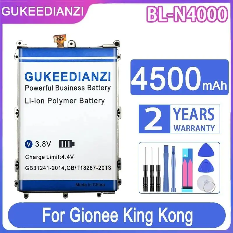 

Mobile Phone Battery BL-N4000 4500mAh For Gionee King Kong Elife GN5001 GN5001S V187