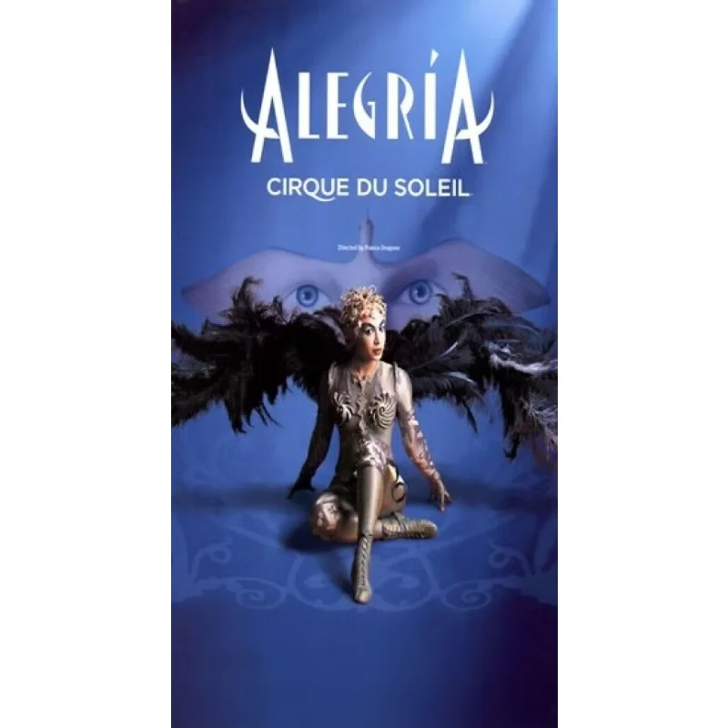 Cirque du Soleil Alegria película pegatina de pared cartel de seda arte lienzo ligero decoración del hogar
