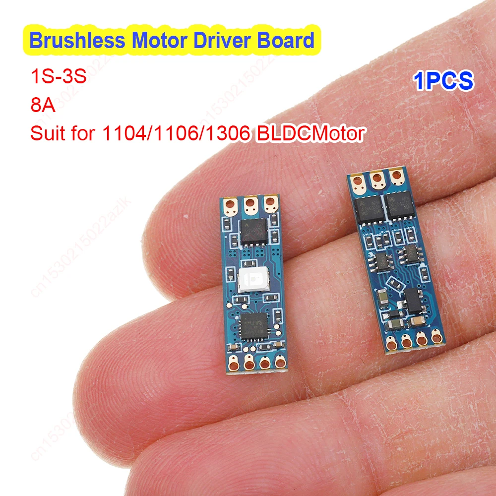 1S-3S ESC Brushless Motor Driver Board 8A Brushless Control Speed Regulator Module Servo Motor Driver for 1104/1106/1306 BLDC