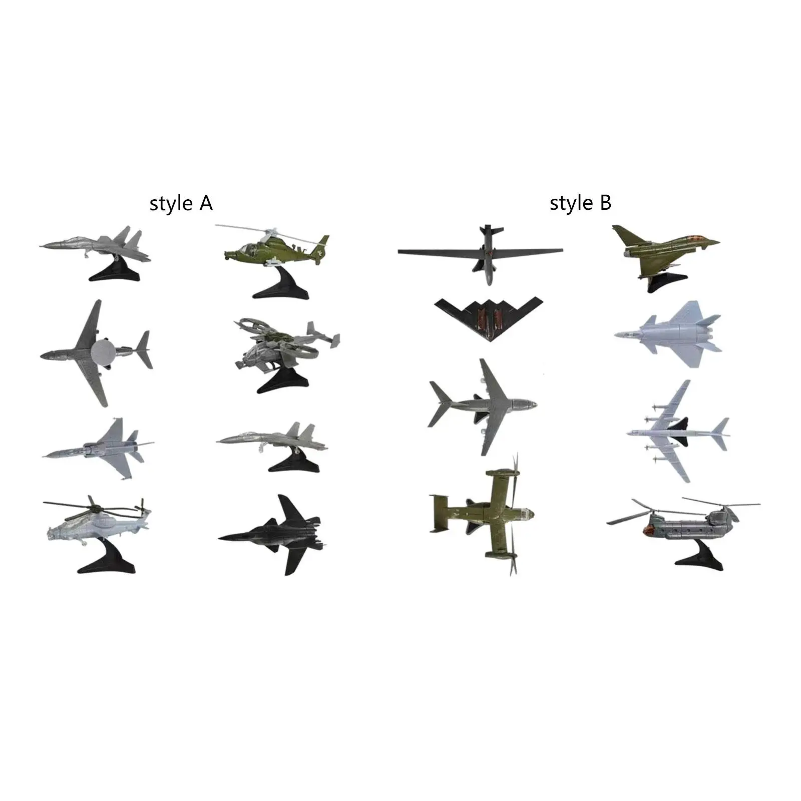 

Набор из 8 деталей для сборки модели самолета: высокодетализированные аксессуары для военных игр, многофункциональная сборная модель