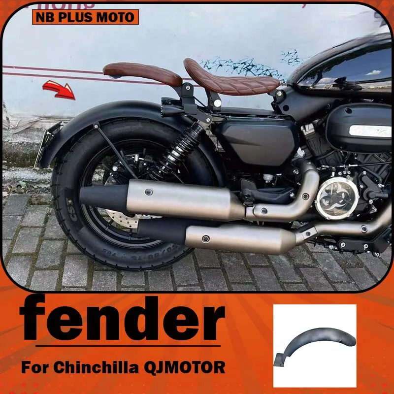 【Premium】For modified and extended bobber style retro rear fender taillights for Chinchilla 350 flash 300 GV300