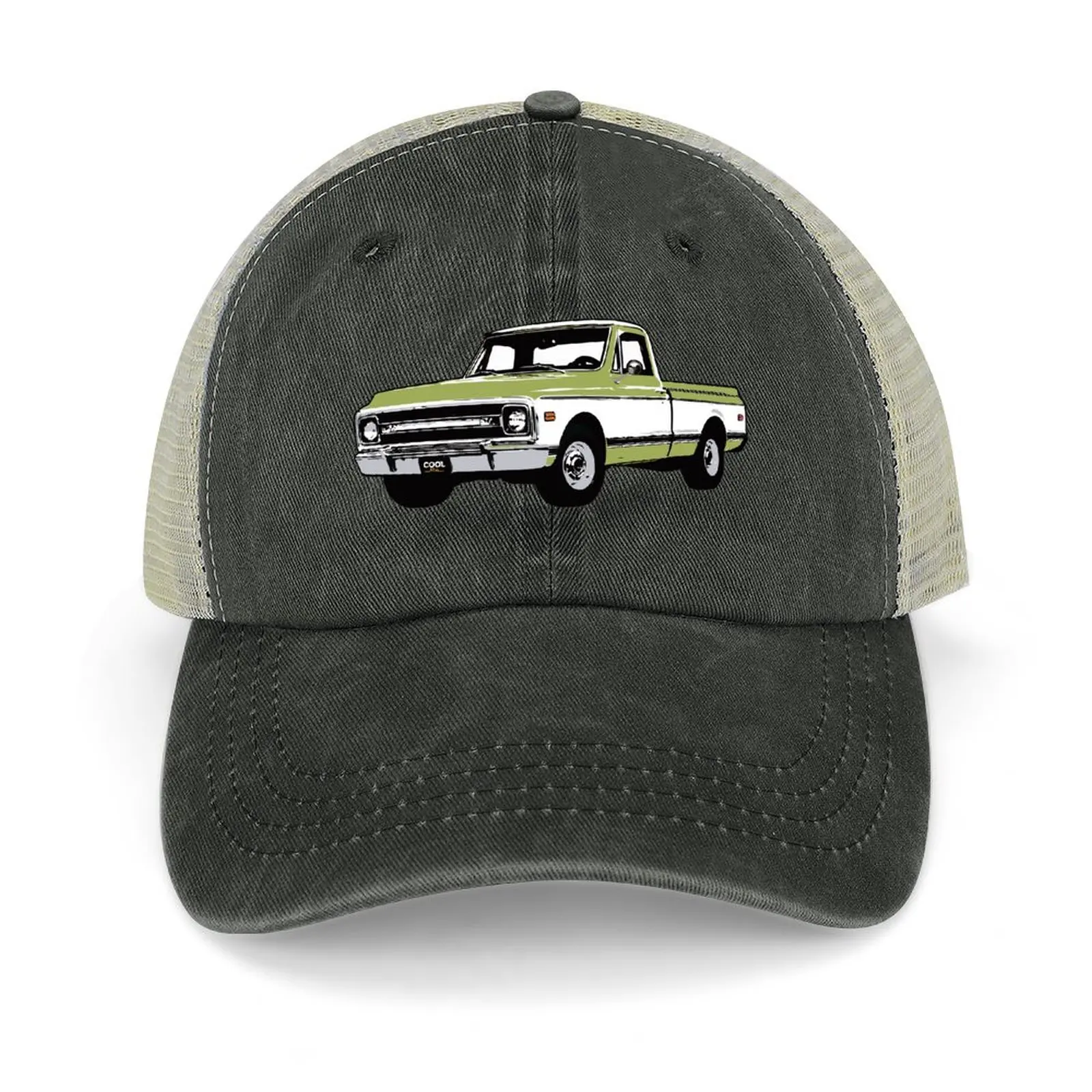

69-70 Light Green C Truck Baseball Cap Military Cap Man Beach Outing Mountaineering Caps For Men Women's
