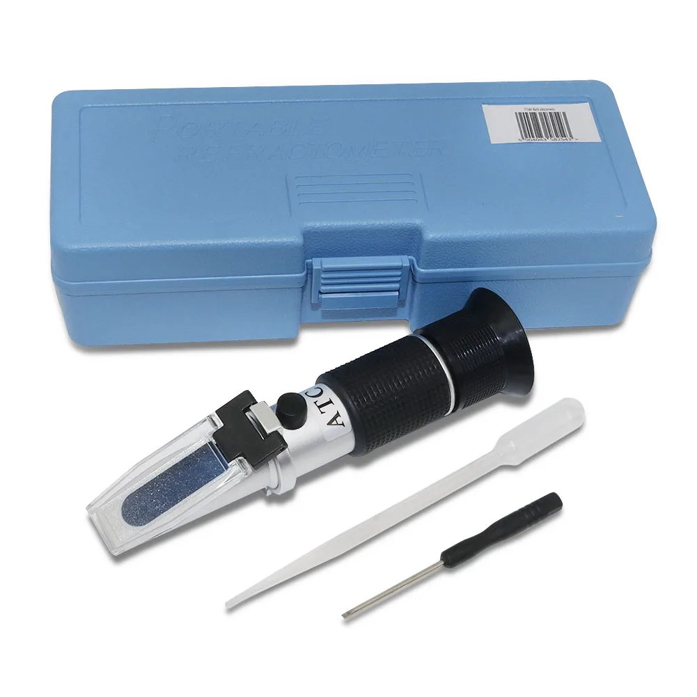 

1 Pcs Refractometer Honey meter 58-90% Brix/38-43°Bé/12-27% water content /Brix meter 0-32% Brix Beekeeping tools Two models