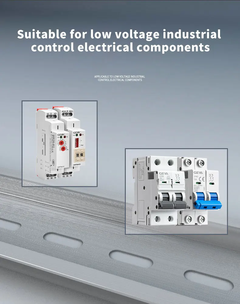 GEYA Guide Rail Aluminum Universal Type 35mm Slotted DIN Rail Long 10cm 20cm 30cm Thickness 1mm Universal Type