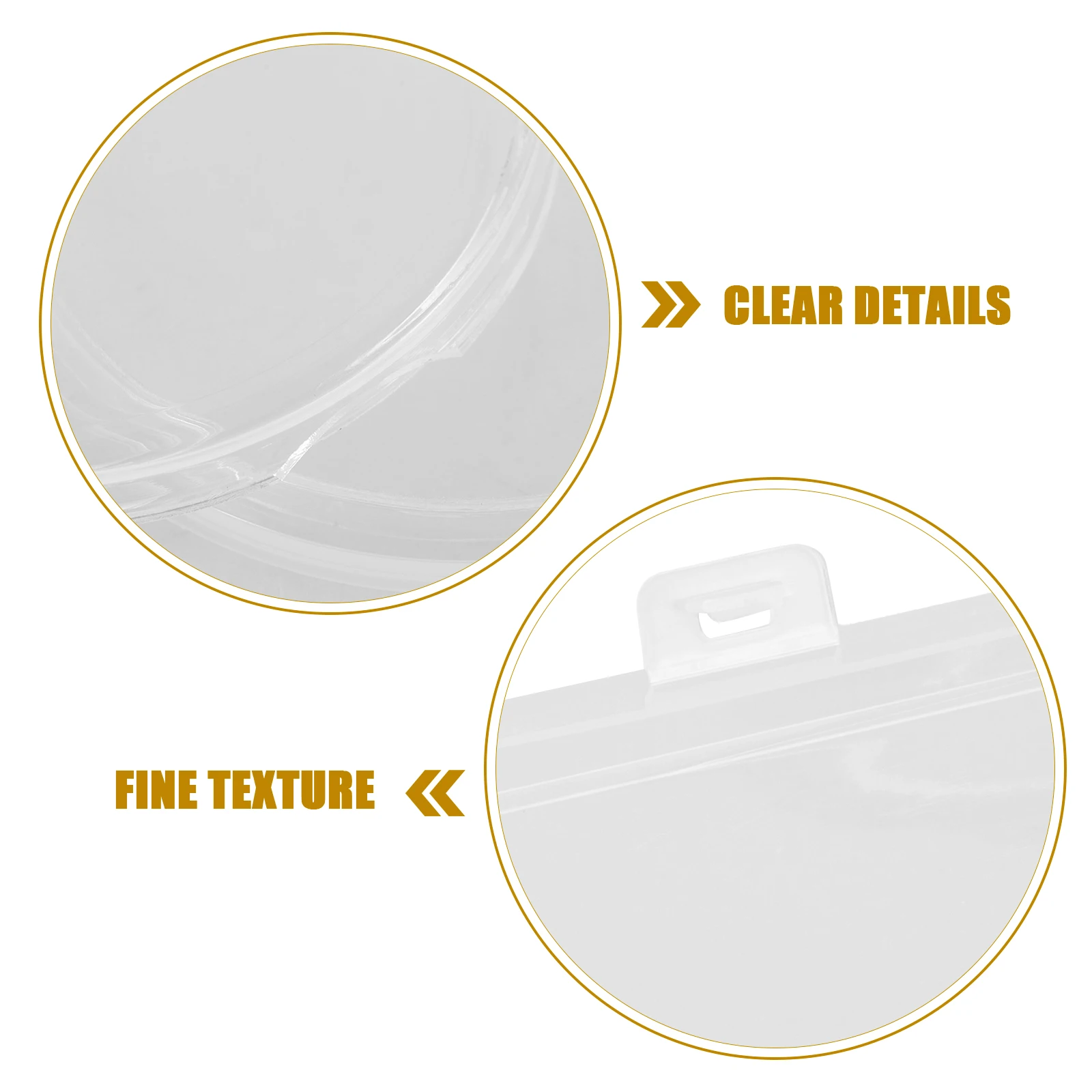 1Set Coin Capsules 27Mm Thickened Plastic Storage Case Crescent Opening Design for Secure Coin Collection Display and