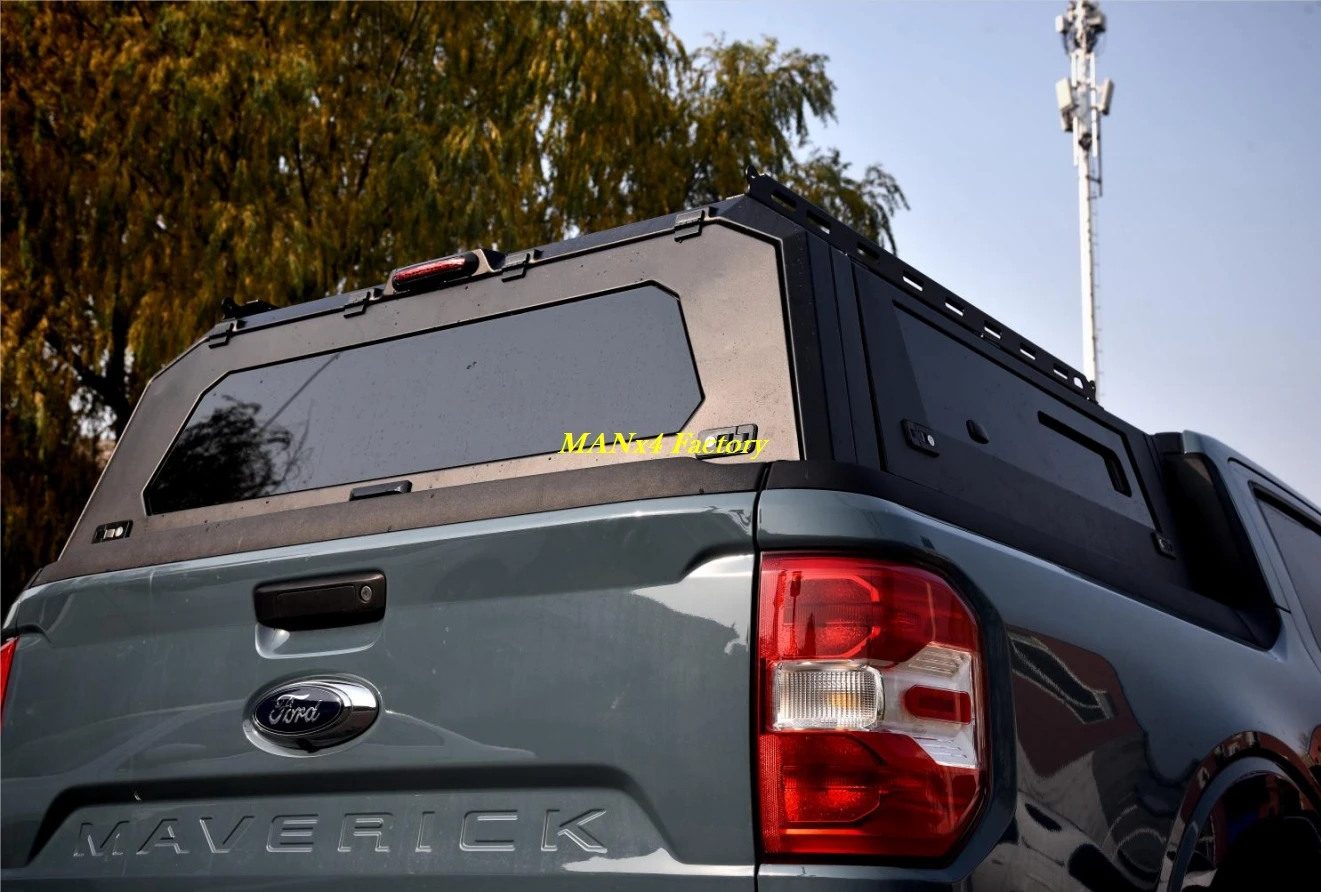 

Deluxe Waterproof Pickup Canopy Camper Shell Truck Topper for Ford Maverick