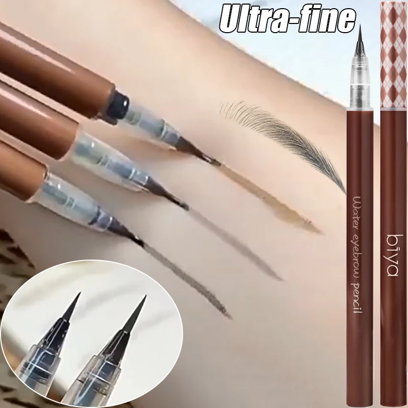 Ultra-fine Eyebrow Pencil Long Lasting Tip Eyebrow Tattoo Waterproof Liquid Wild Enhancer Pen Cosmetic Professional Eye Makeup