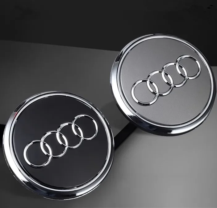 4pcs 60mm 68mm 69mm 135mm Car Styling Wheel Center Cap Hub Covers Badge 4B0601170 For Audi A3 A4 A5 A6 A7 A8 S4 S6 Accessories