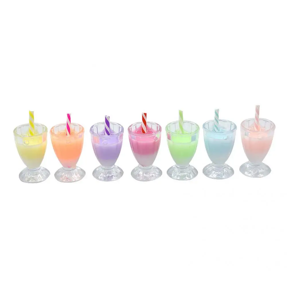 Dropshipping!! 2Pcs Plastic DIY Gift Toy Miniature Kids Toy Simulation Kids Toys Drink Cups Gifts Mobile Phone Shell Accessory
