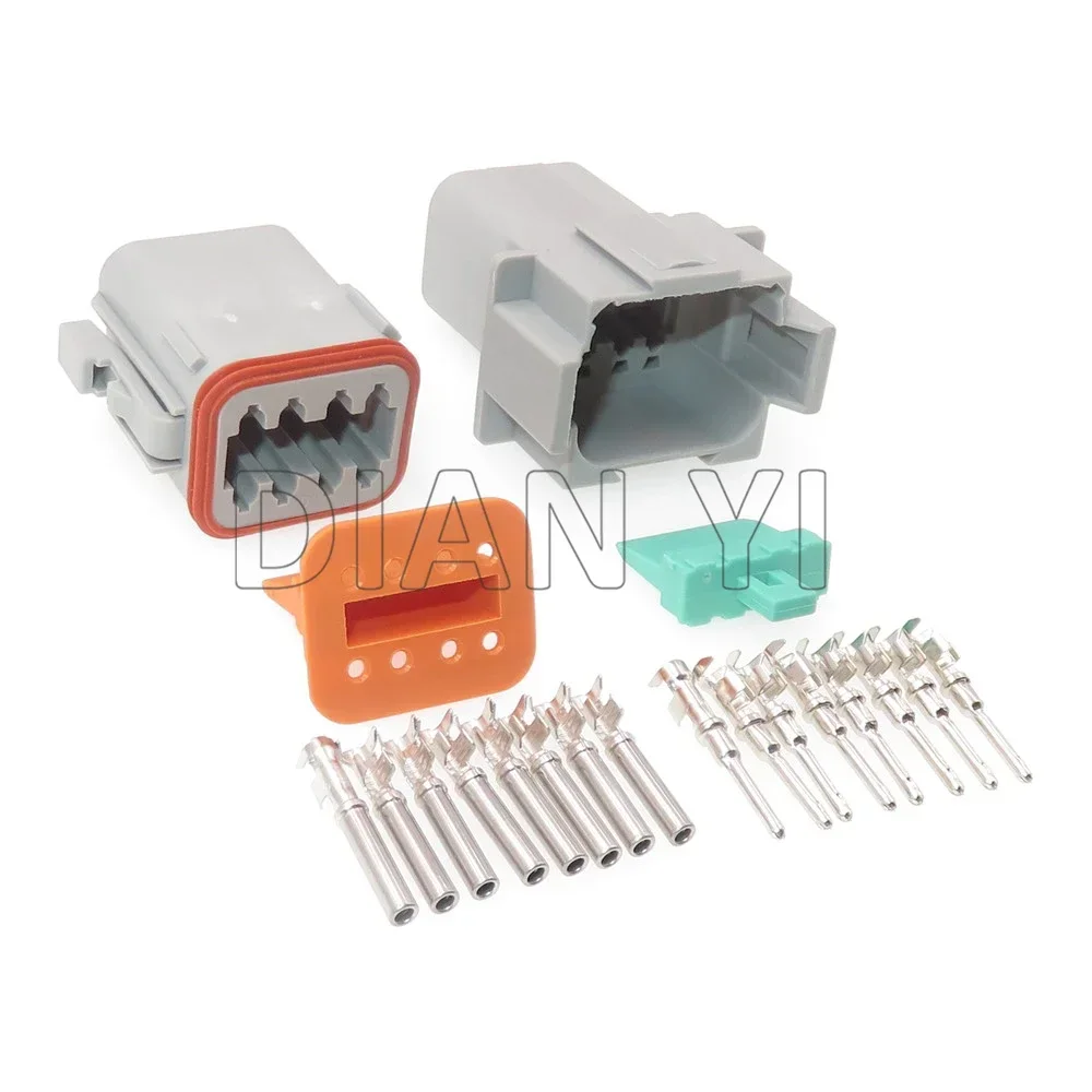 1 Set 8 Way DT06-8S DT04-8P Automobile Wire Socket With Cables AC Assembly Car Running Light Electrical Connector Auto Parts