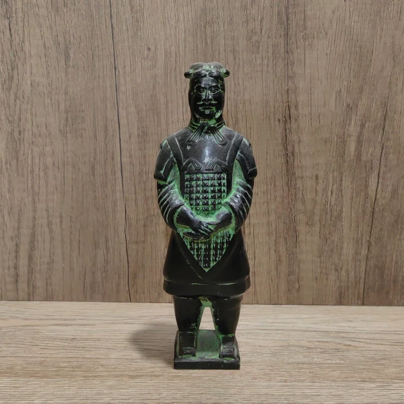 

Античный стиль, теракотовые воины и лошади из чистой меди, фигурки Xi'an Qin Shi Huang, терракотовые воины, бронзовые украшения Coll
