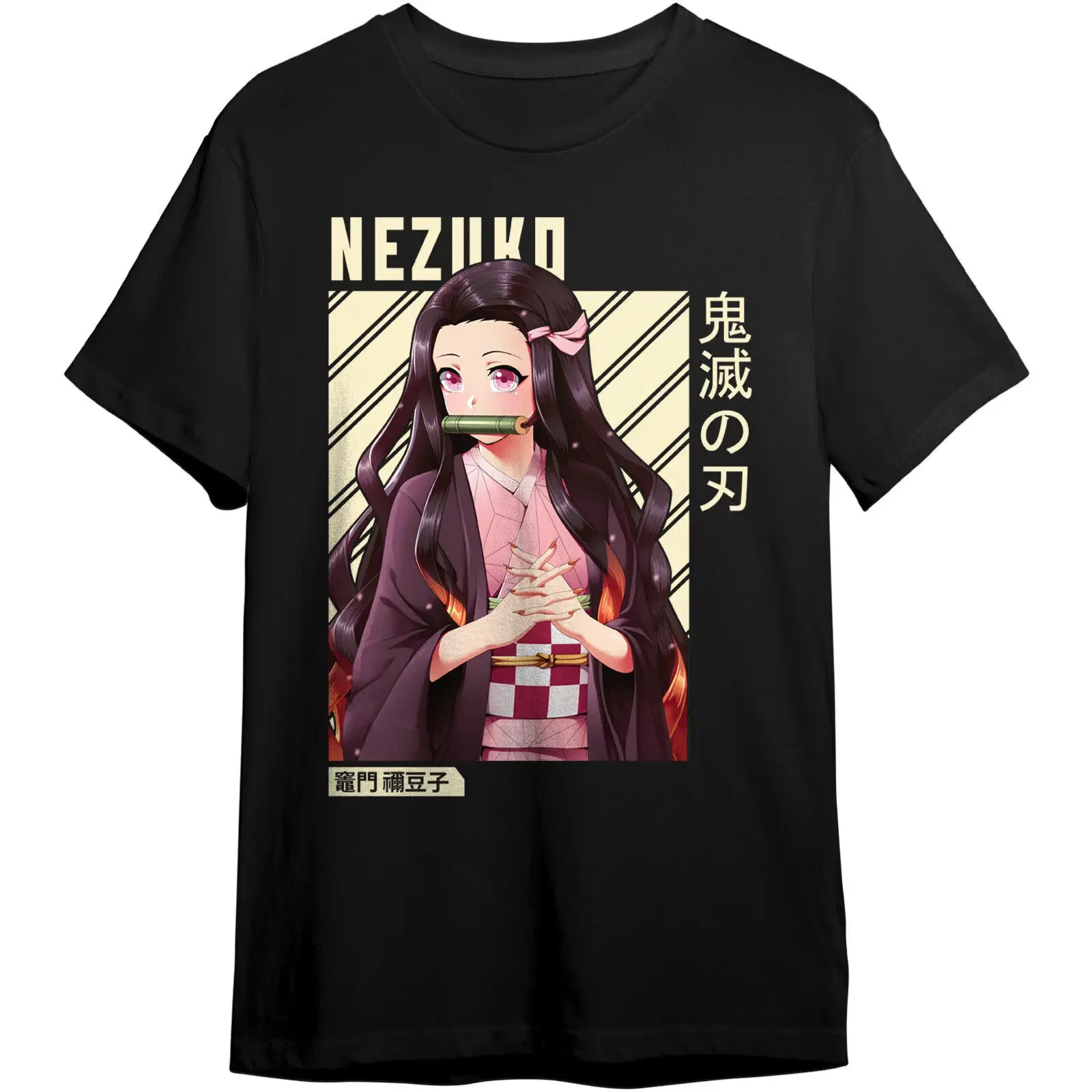 Kids Adult MEN WOMEN JAPANESE Demon Slayer Nezuko Tanjiro Kamado ANIME T-Shirt