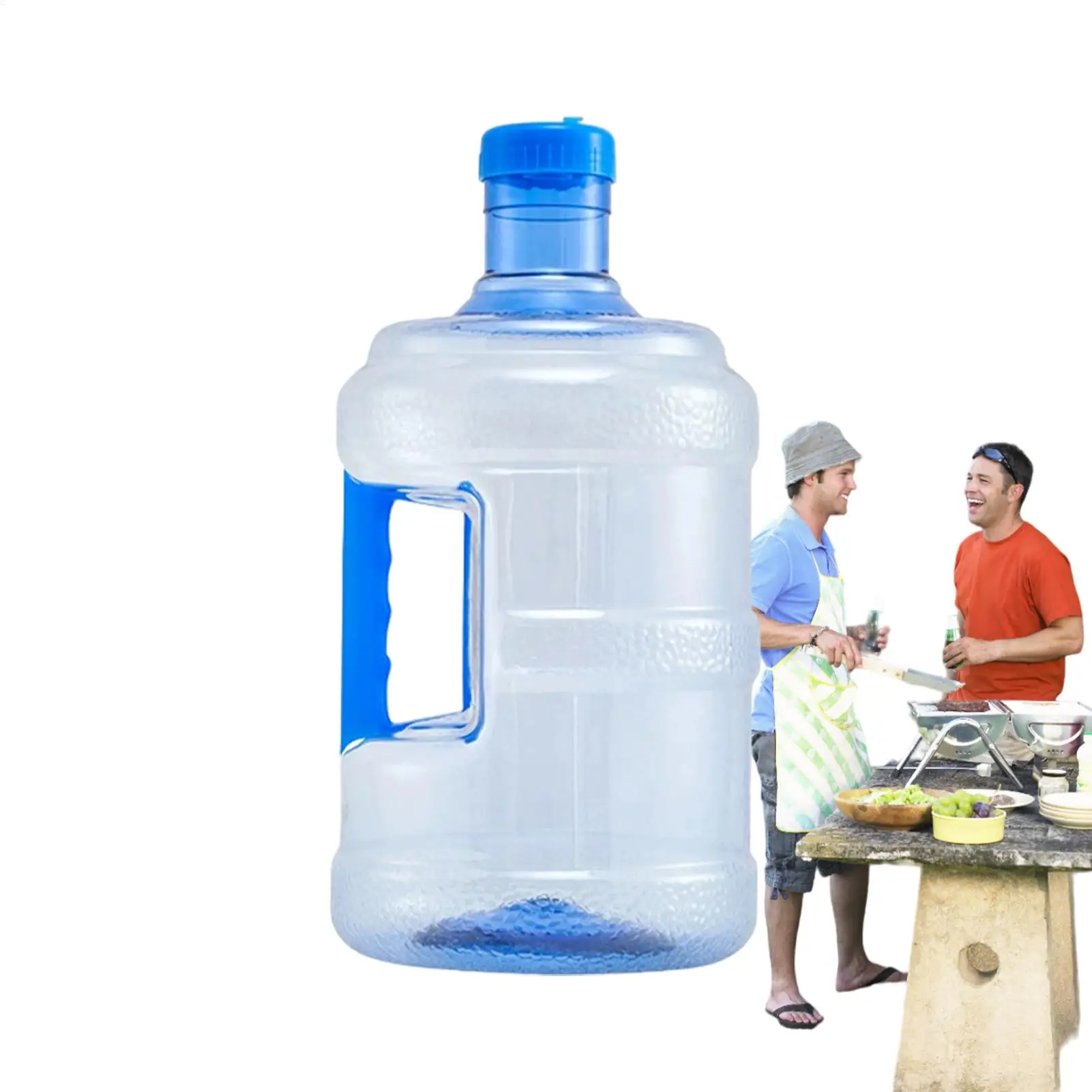 Jarra de agua para acampar de 5/7.5L, jarra de agua reutilizable, botella de agua pura vacía, contenedor portátil de agua mineral para exteriores