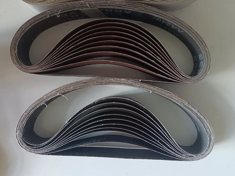 サンディングベルト 533*30 ミリメートル酸化アルミニウム小型フラットサンディングベルト木工金属研削と研磨 40 # -1500 #