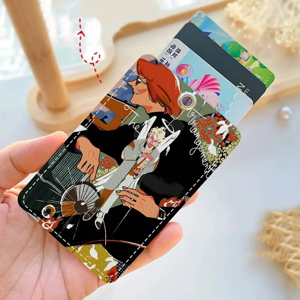 حاملي بطاقات سلسلة المفاتيح G-Good Omens من Tv Show، بطاقات الائتمان لبطاقات الائتمان، سلسلة حلقية مفاتيح