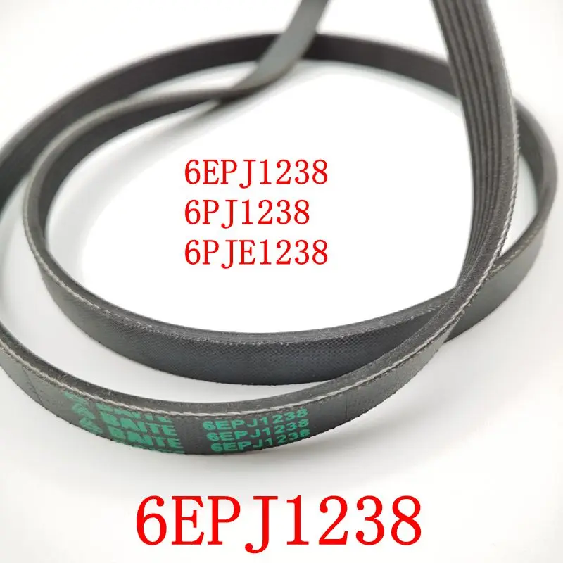 

For Whirlpool Hisense drum washing machine belt 6EPJ1238 6PJ1238 6PJE1238 Rubber rotating belt Parts