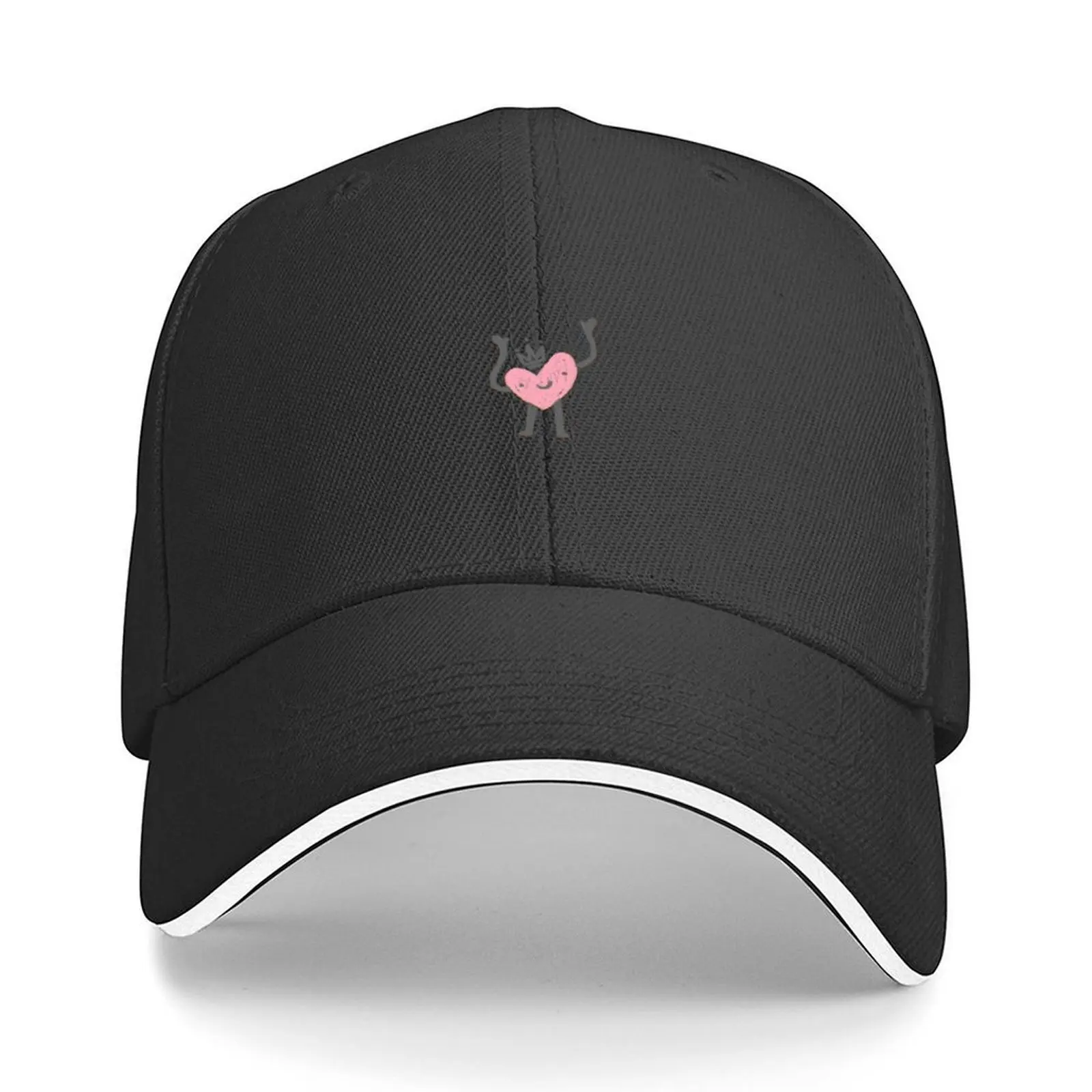 

Heart With Crown Baseball Cap Beach Outing winter hats for men Rugby beach hat Man Women's