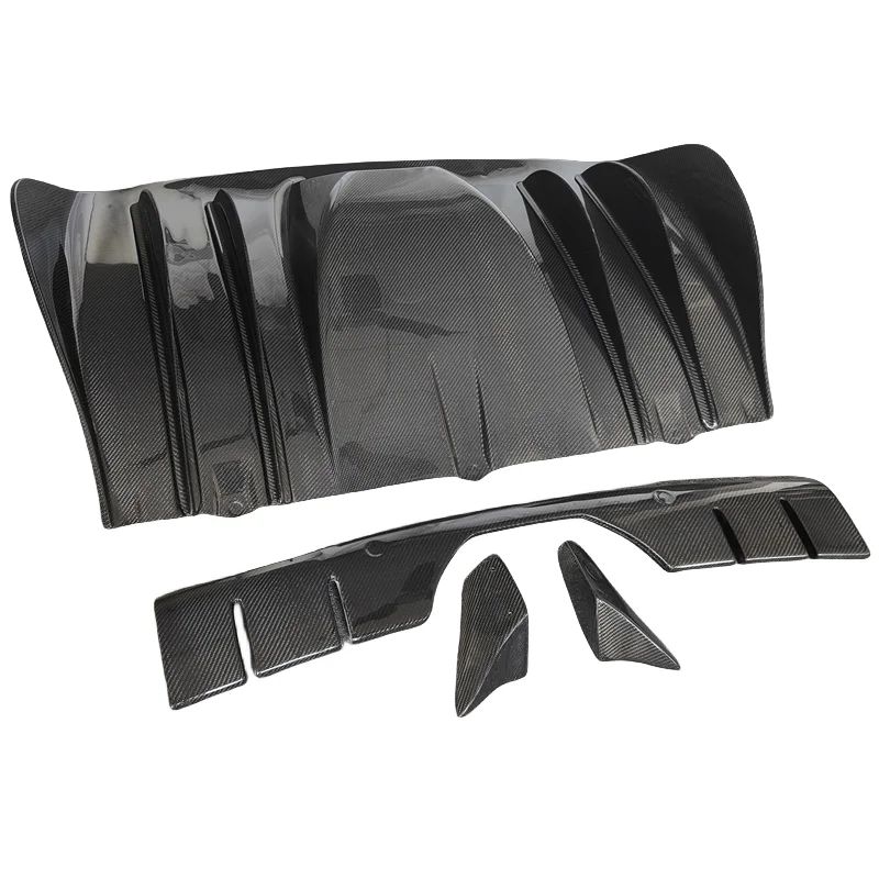 

OEM style F430 3K true carbon fiber replacement rear bumper diffuser for Ferrar Ri 430 rear diffuser fins