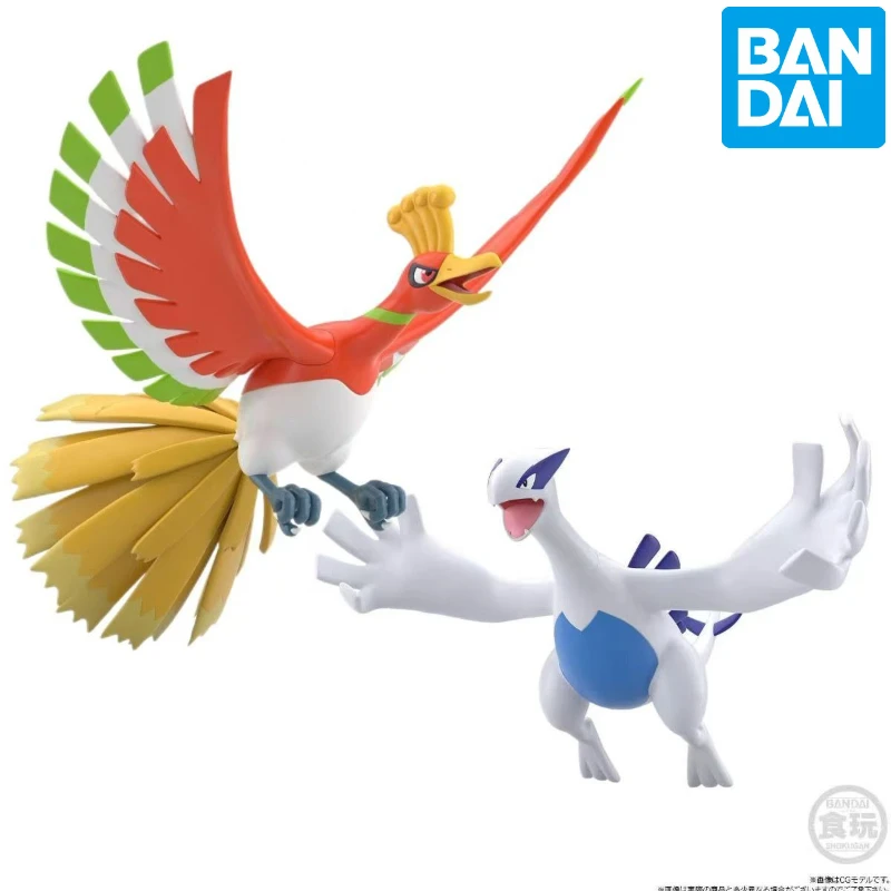 June 2025 Pre-sale Bandai Original Pokemon Scale World Jouto Region Houou Lugia Anime Figures Collection Gifts Model Ornaments