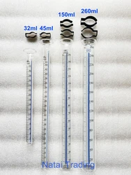 1pc Oil Measuring Cylinder Diesel Common Rail Injector Test Bench, 45ml 100ml 120ml 150ml Tube Fuel Pump Test Bench Spare Part