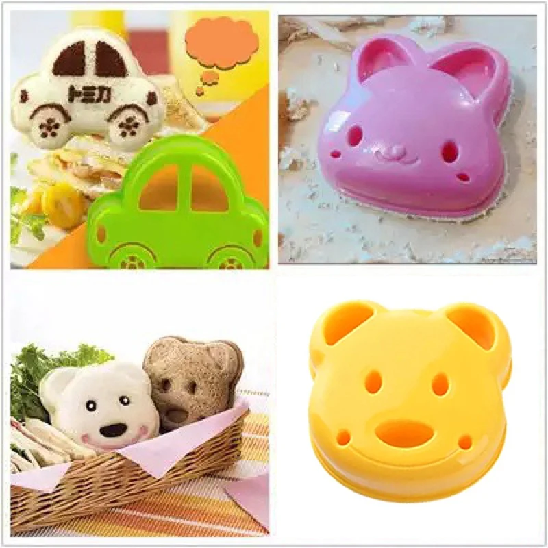 Sandwich Mould Bread Mold Cake Biscuit Embossing Device Crust Cookie Cutter Baking Pastry Tool