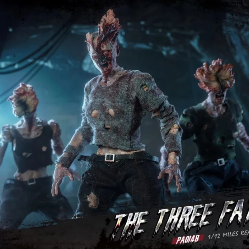 In Stock Patriot Studio The Last Of Us Clicker The Three Fates Zombie 1/12 Cloth Gown Action Figures Toy Gift Collection