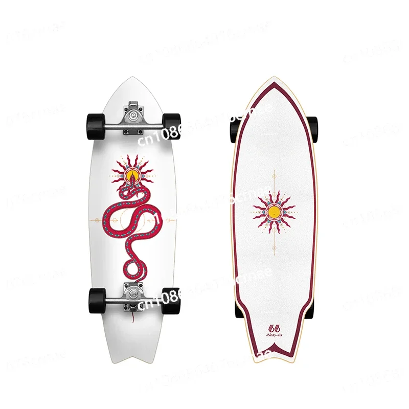 Land Surfboard, Skateboarding, Skiing Simulation, Long , Big Fish Board, Street Board, No Pedal , Professional