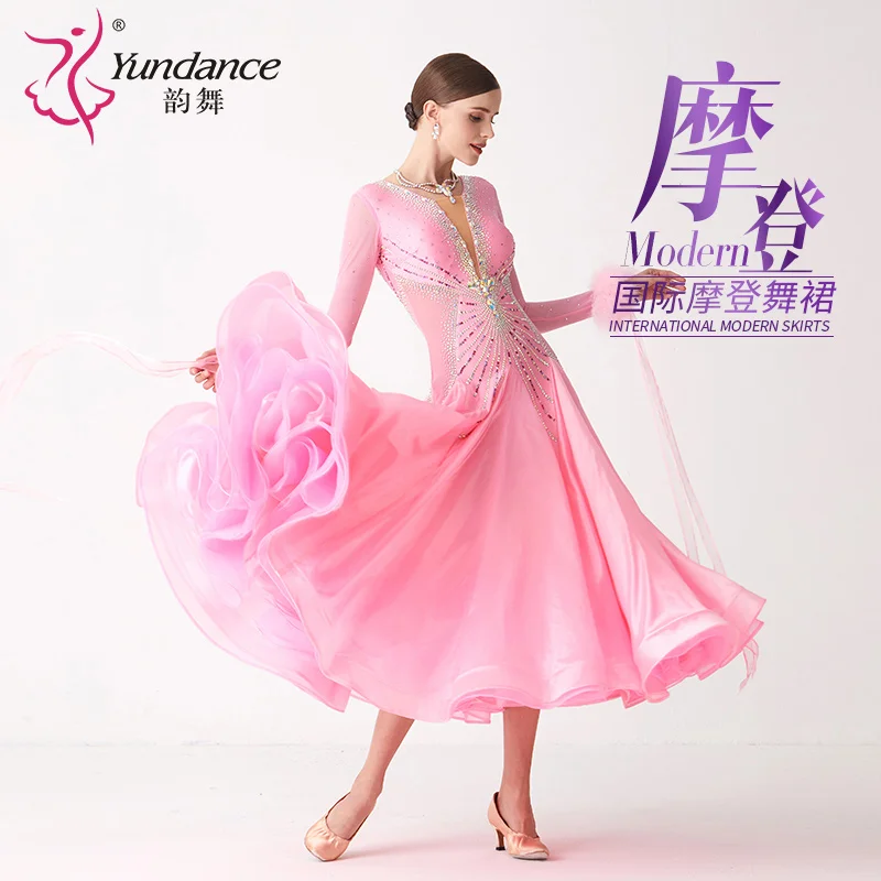 

B-21214 Custom New International Standard Ballroom Dance Dress High Quality Ballroom Dance Dresses for Sale