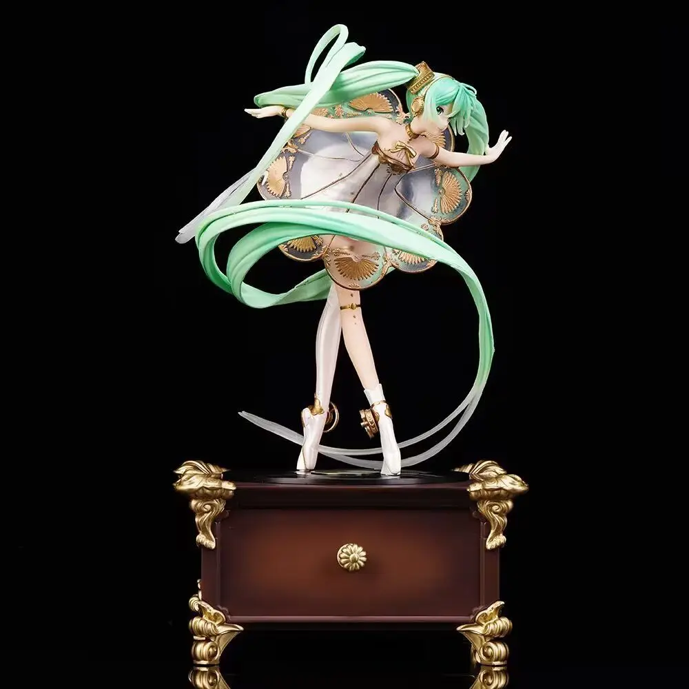 Action Figures Miku Princess 5th Anniversary Anime Hatsune Miku Symphony  Pvc Model Doll Desktop Decoration Model Figure Gift