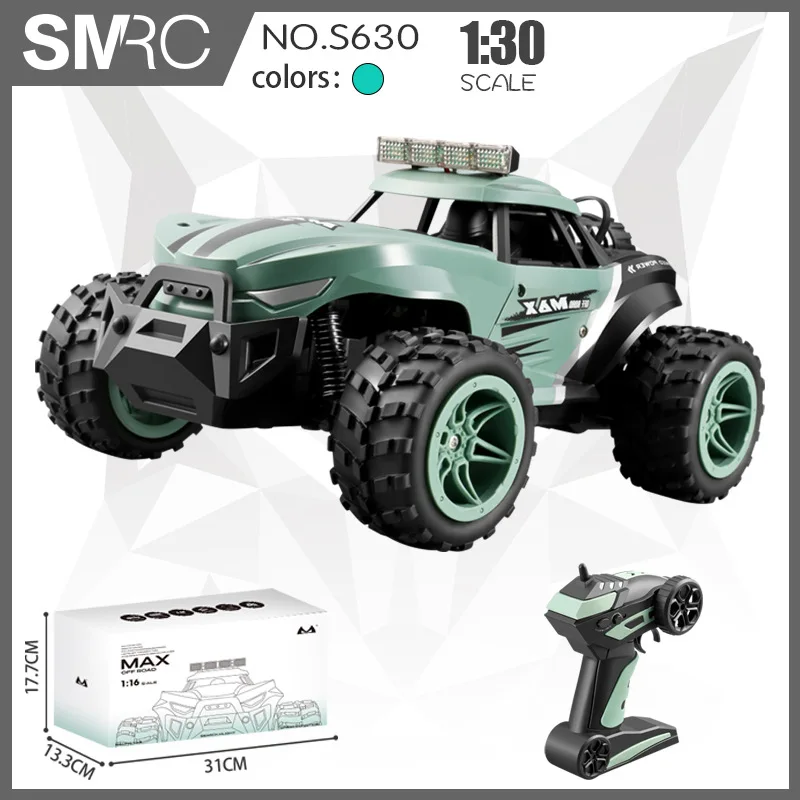 SMRC 2.4G 4WD 1:16 High-Speed Vehicle Remote Control Spray Off-Road Vehicle Stunt Drift Racing RC Car Single Battery Toys Gifts