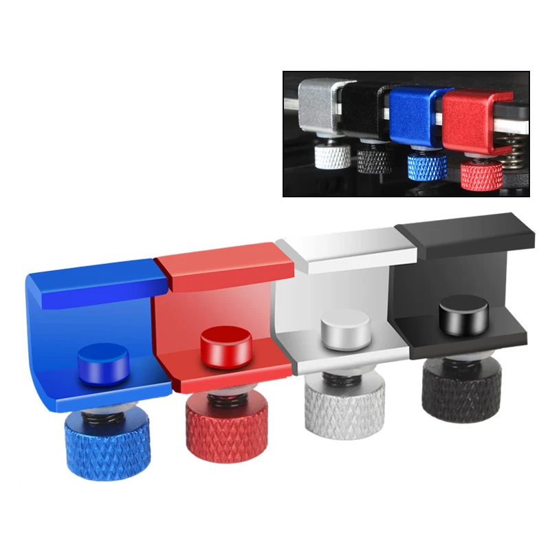 

4PCS Hot Bed Printing Platform Carbon Crystal Glass Fixed Clamp Adjustable Clamp For Ender3 CR10 3D Printer Accessories