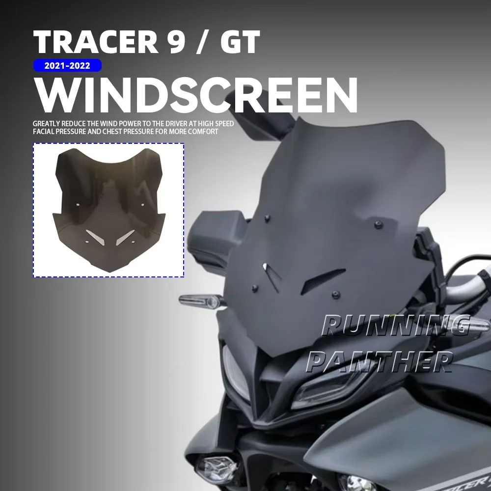 

Motorcycle Accessories Fit For YAMAHA TRACER9 TRACER 9 GT 2021 2022 Windscreen Windshield Deflector Protector Wind Screen