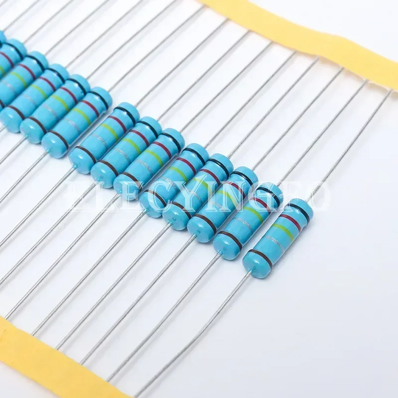 20 stuks 2W Metaalfilmweerstand 1% 0R - 2.2M 2.2 10 100 120 150 220 270 330 390 470 1K 2.2K 4.7K 10K 15K 22K 47K 100K 470K 1M ohm