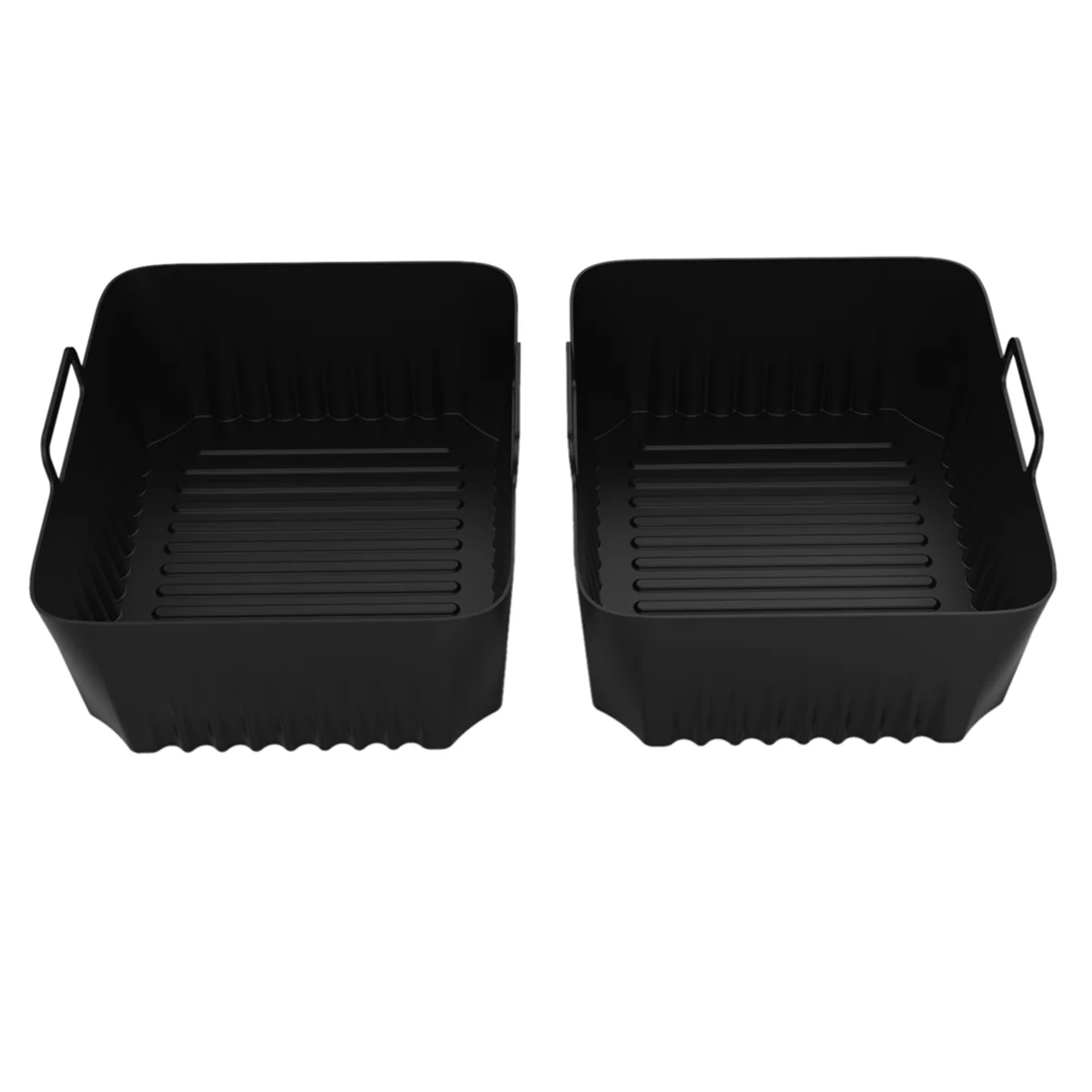 

2Pcs Air Fryer Silicone Liners for Ninja AF500 Air Fryer Non-Stick Air Fryer Basket Accessories Reusable AirFryer