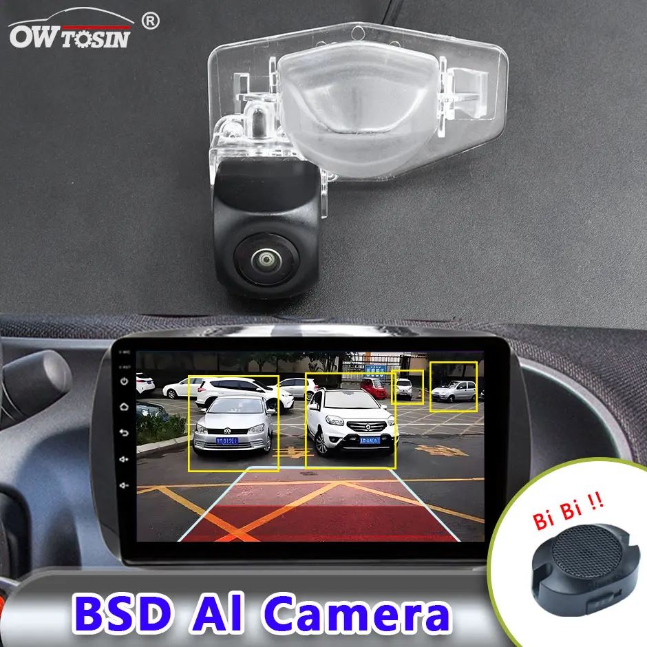 

AHD 1080P ADAS AI Car Vehicle view Camera For Honda CRV CR-V 2000-2014 HRV HR-V Vezel BSD Blind Spot Radar Alarm Monitor