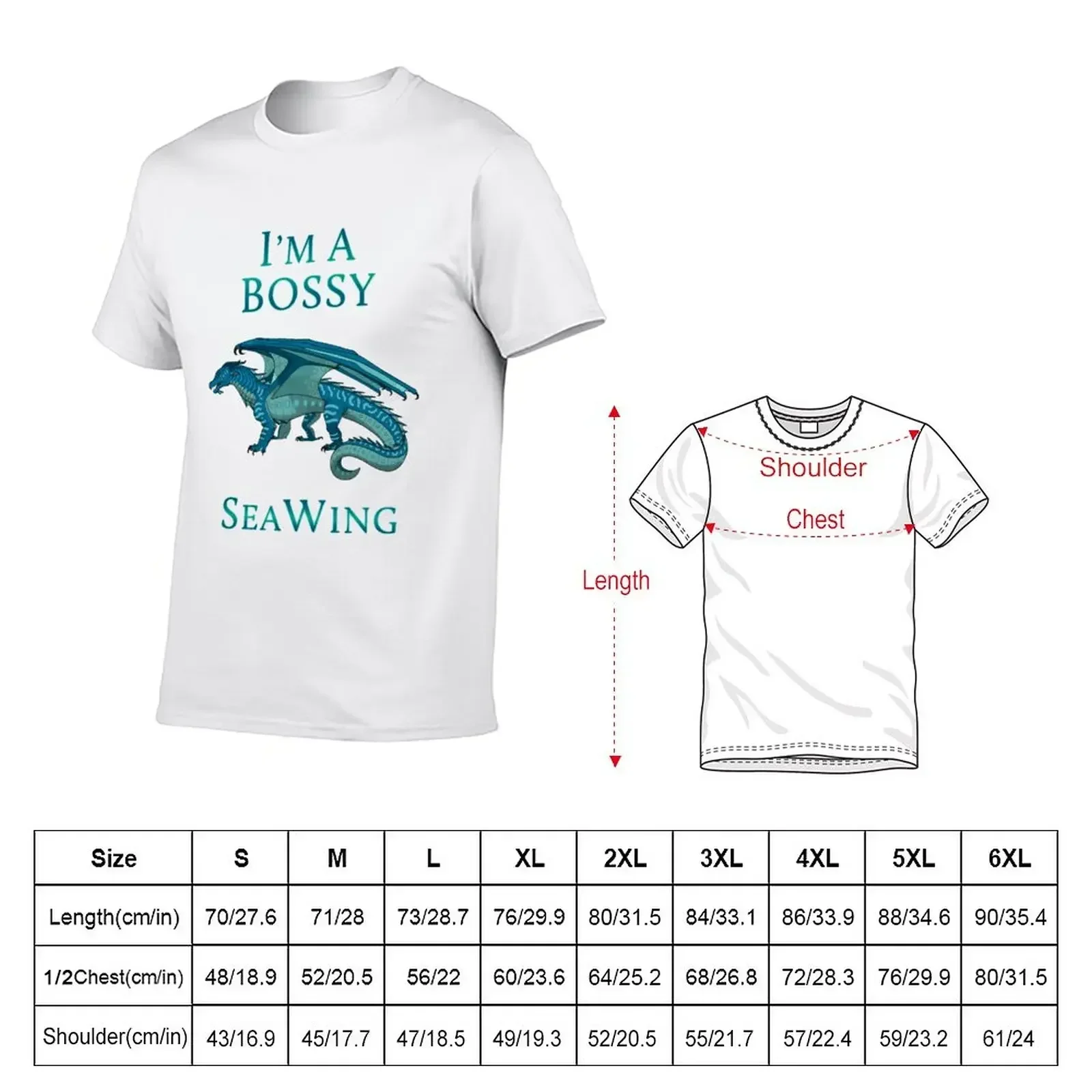 I'm a Bossy SeaWing T-Shirt sports fans oversizeds mens graphic t-shirts anime