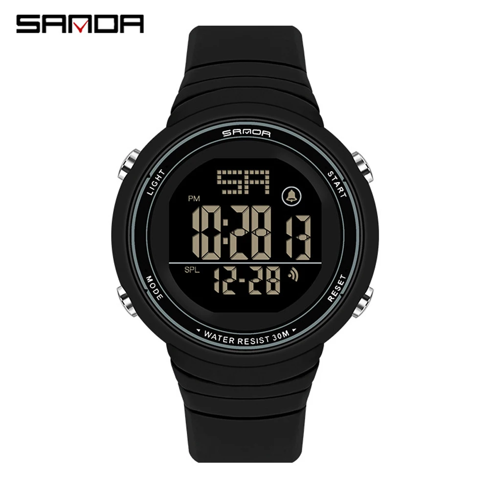 Fashion Sanda 2021 New Top Brand Sports Women Watches Casual Waterproof Led Digital Watch Female Wristwatches Clock