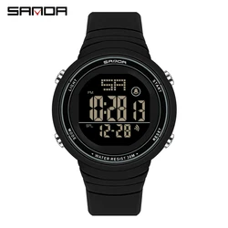 Mode Sanda 2021 Neue Top Marke Sport Frauen Uhren Casual Wasserdichte Led Digital Uhr Weibliche Armbanduhren Uhr