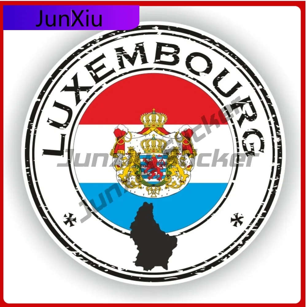 

Luxembourg Seal Round Flag Trendy Vehicle Body Decoration Applied To Vehicle Exterior Bodywork And Glass