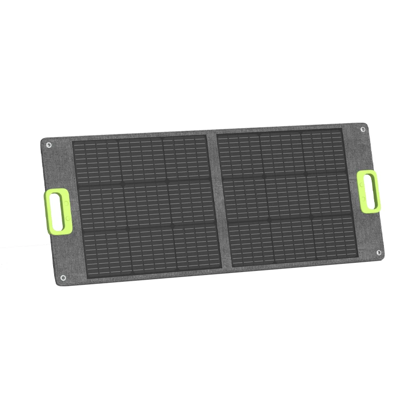 High Efficiency Portable 100W Foldable Solar Panel Charger With USB Port For Outdoor Camping RV And Hiking