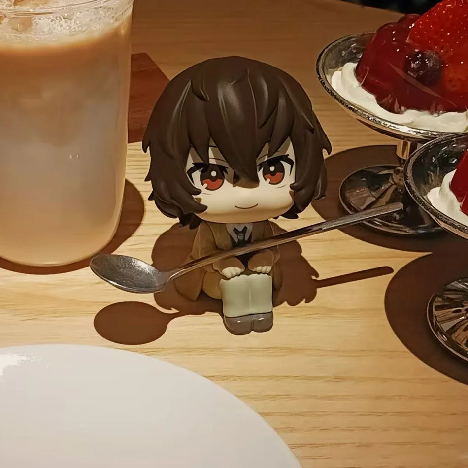 Figurine d'anime Bungou Stray Dogs de 10 cm, Look Up Nakajima Atsushi, figurine d'action, version Q, figurine Dazai Osamu, collection de jouets en PVC