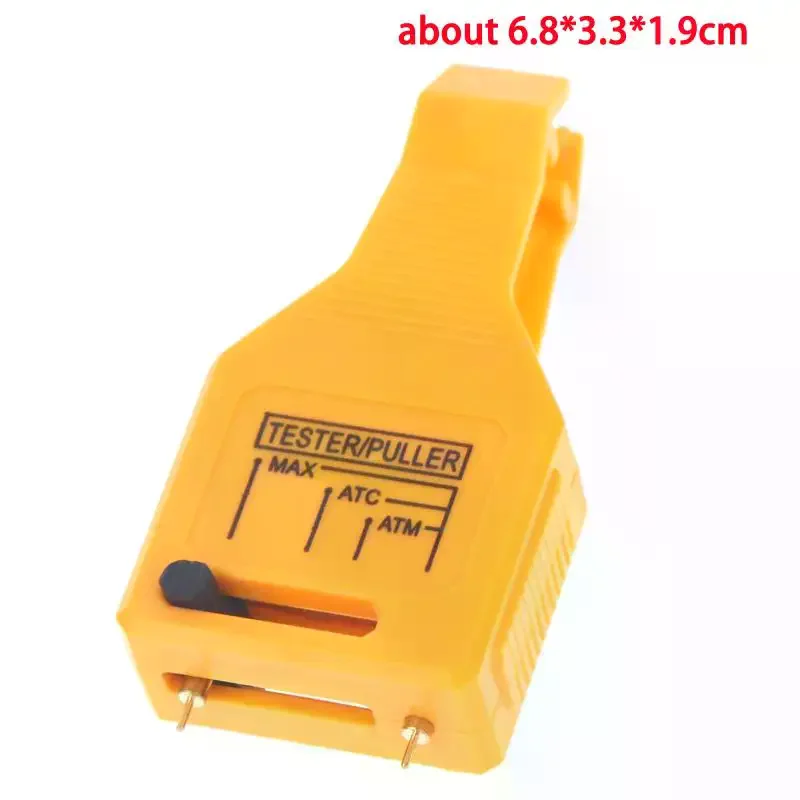 Auto Fuse Tester 24V DC 1Pcs with Bright LED Indicator Non Slip Grip Portable Tool for Professional Car Repair
