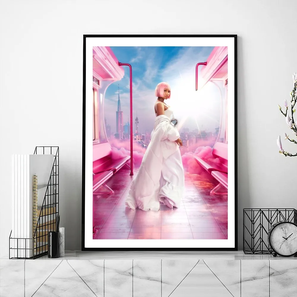 Nicki Minaj Pink Friday 2 Poster Gallery stampe autoadesive decorazioni per la casa decorazione decalcomanie da parete adesivo soggiorno