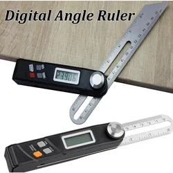 Electronic Protractor Digital Goniometer Stainless Steel  Multi Angle Ruler 360 Degree Angle Finder Woodworking Measuring Tool