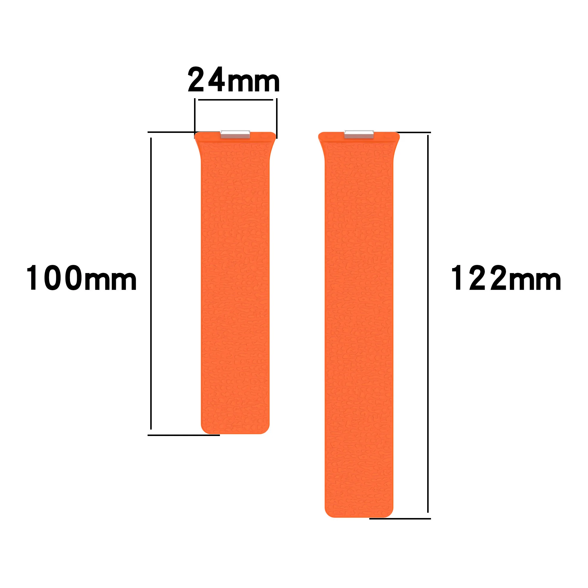 Cinturino in silicone per Huawei Watch Fit 4 Pro / Fit 4 / Fit 3 Cinturino magnetico con texture litchi - Colore prugna