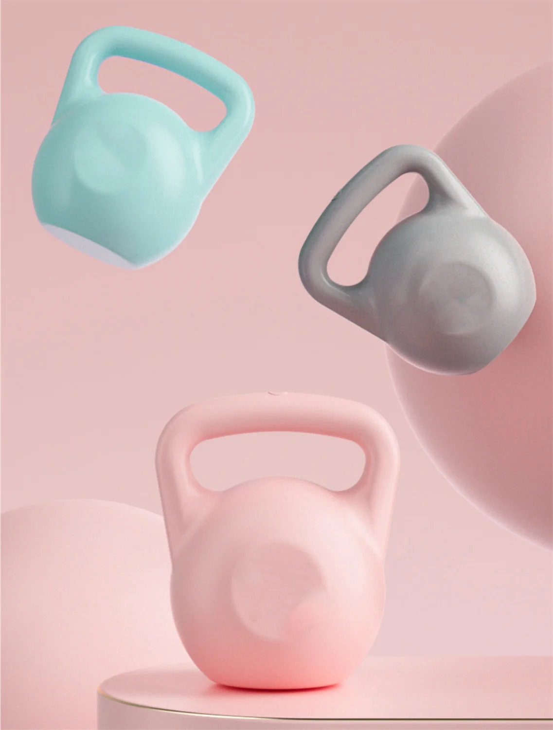 Kettlebell-Equipo de gimnasio para mujer, equipo para dar forma a los glúteos, 6 kg, 7778