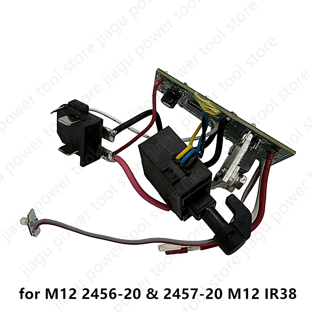 Switch Assembly Fits 23-66-3020 Replace for Milwaukee M12 Ratchet 2456-20 & 2457-20 M12 IR38