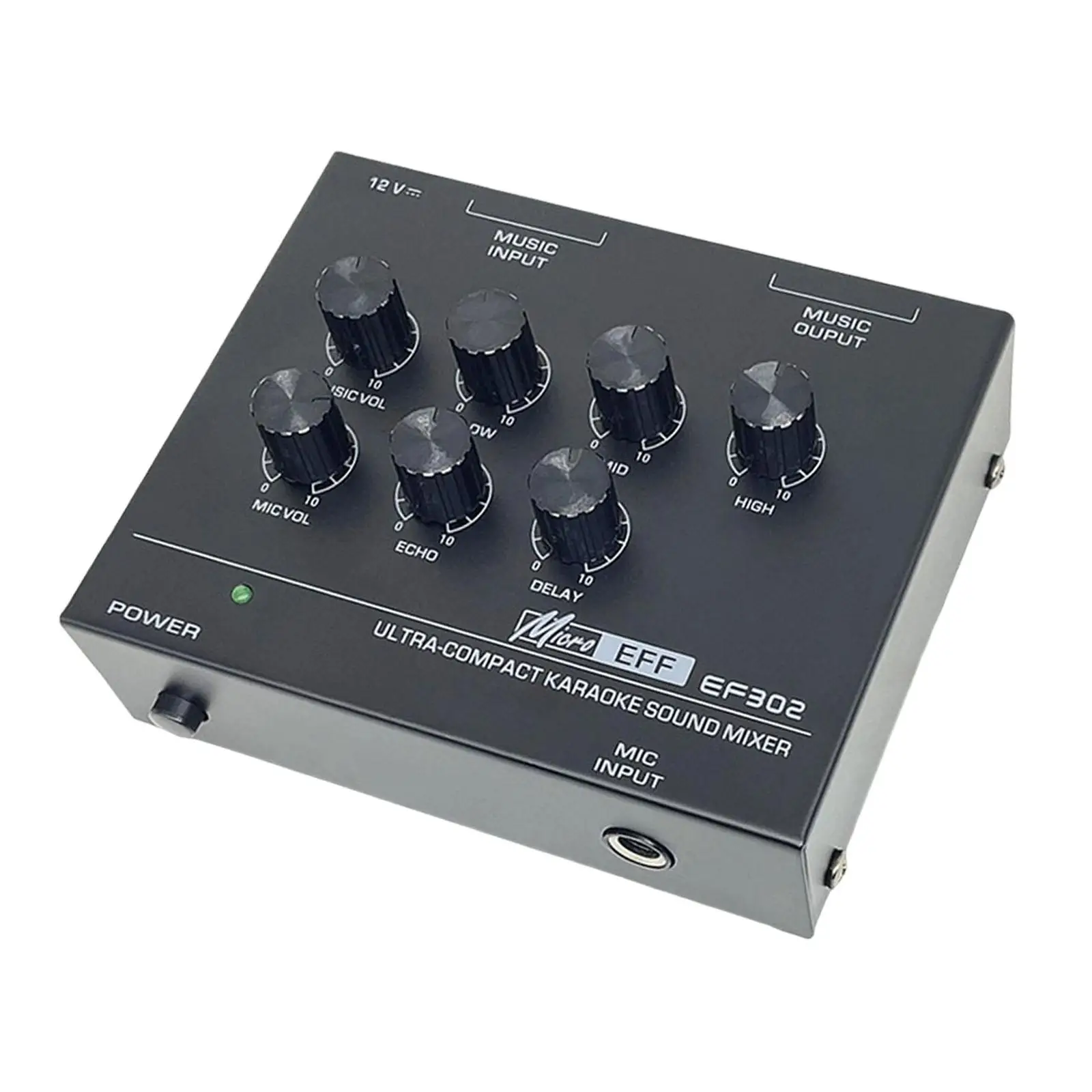 Mixer de som de karaokê Mixer de áudio doméstico portátil para uso doméstico de karaokê