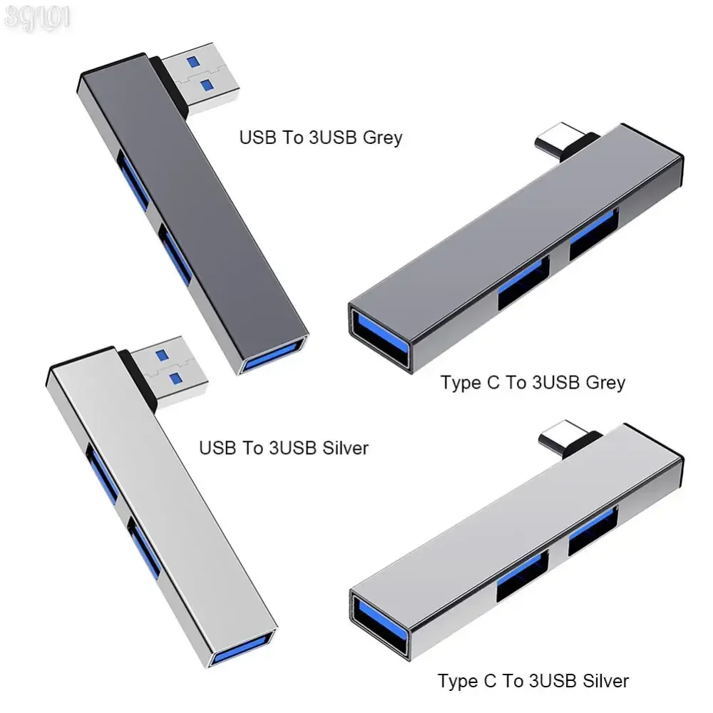 3 in 1 USB Docking Station Speed 5.0Gbps 3 Port Expansion Dock Hub OTG USB 3.0/Type-C 3.0 To 3 USB for PC Computer Laptop