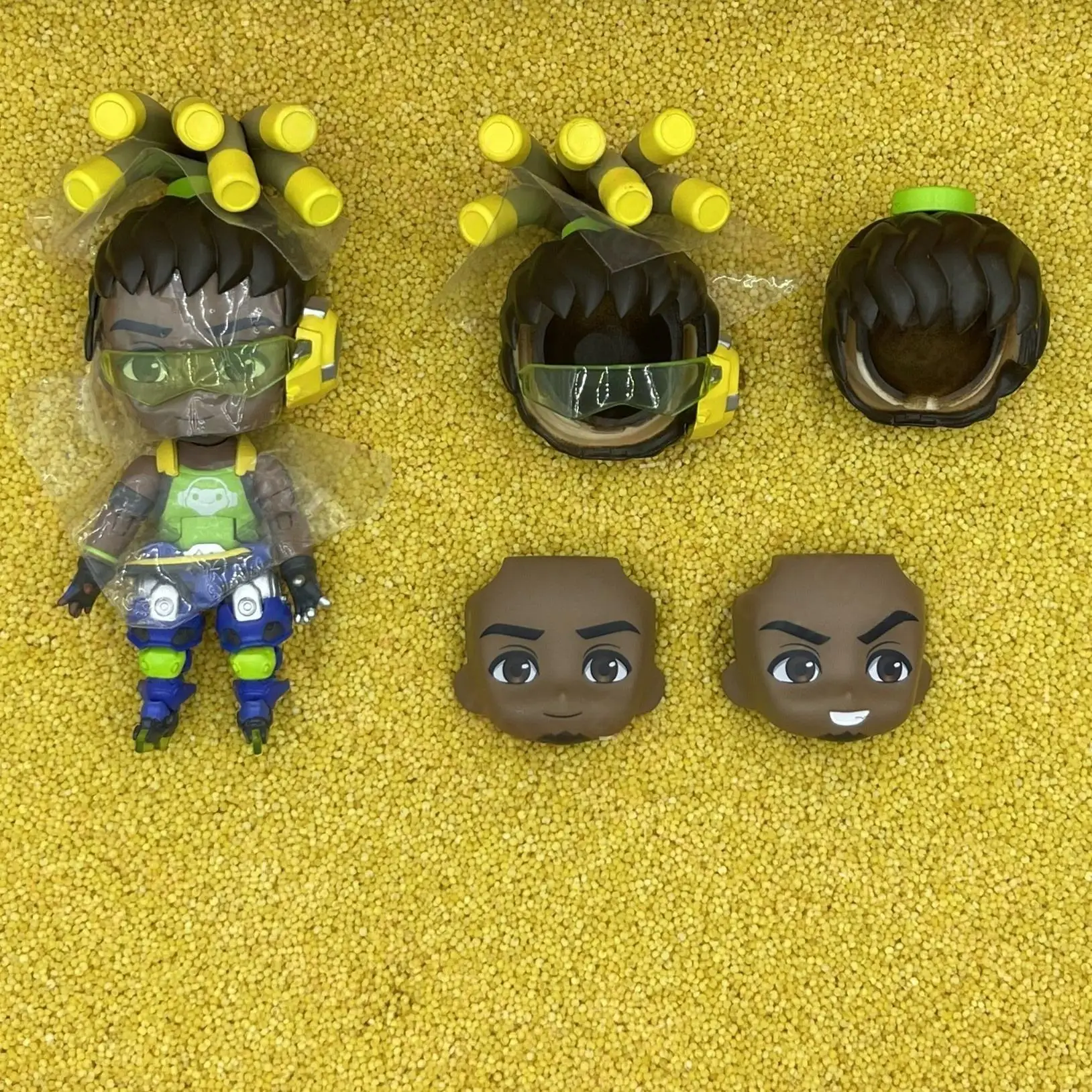 

luxiao GSC Clay Man Face doll face hair doll accessories